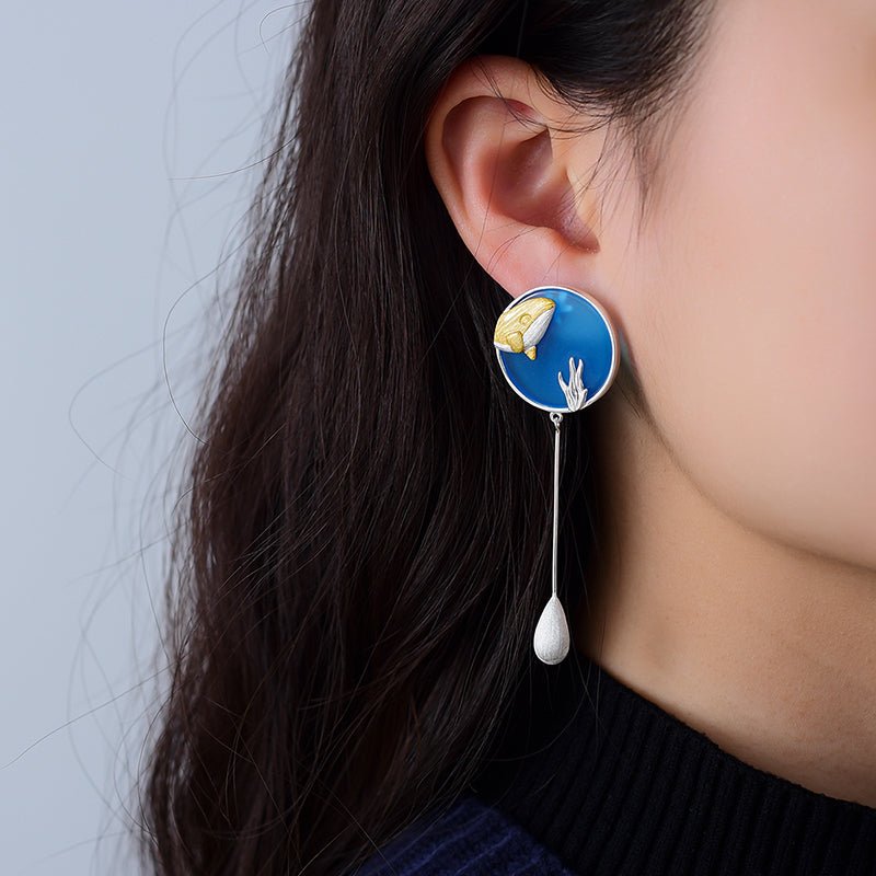 Wandering Whale - Drop Earrings | NEW