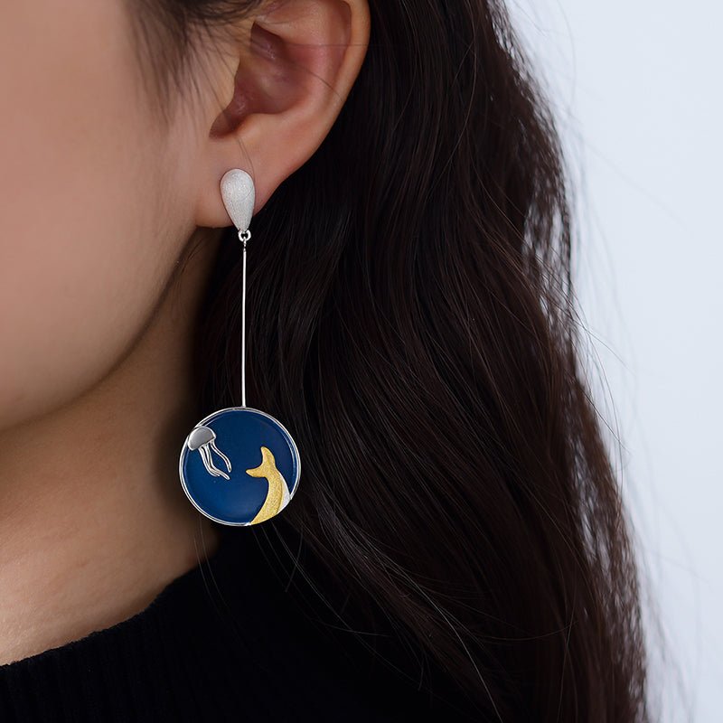 Wandering Whale - Drop Earrings | NEW