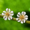 Dainty Daisy - Stud Earrings