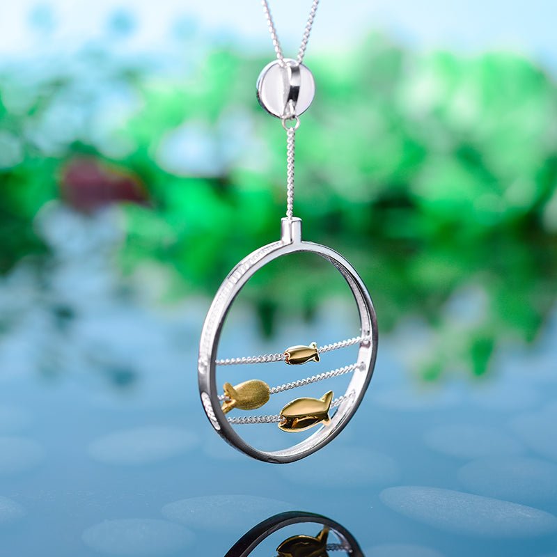 Pisces Pond - Handmade Pendant | NEW - MetalVoque