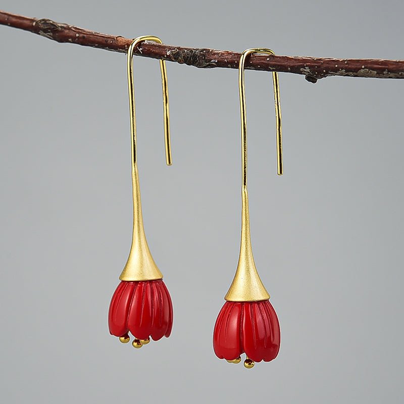 La Vie en Rose - Drop Earrings