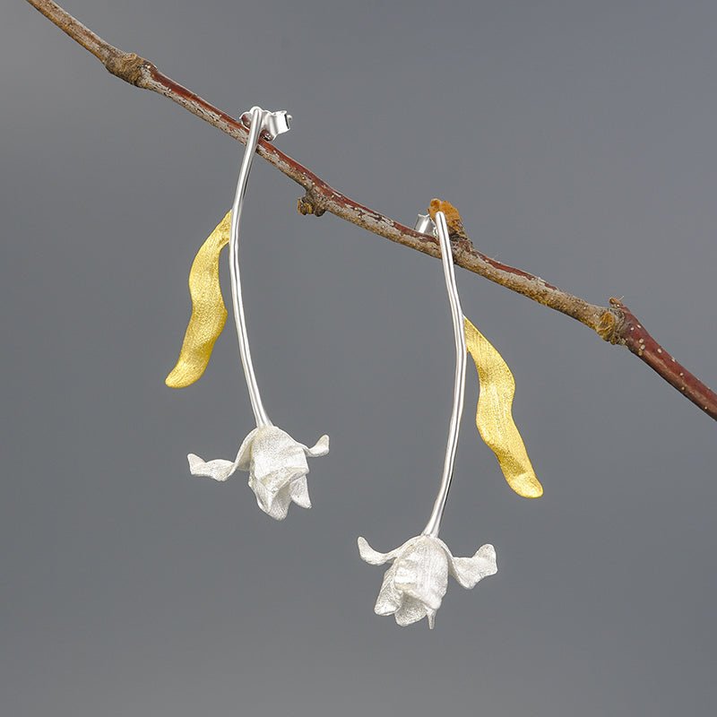 Elegant Tulip - Dangle Earrings