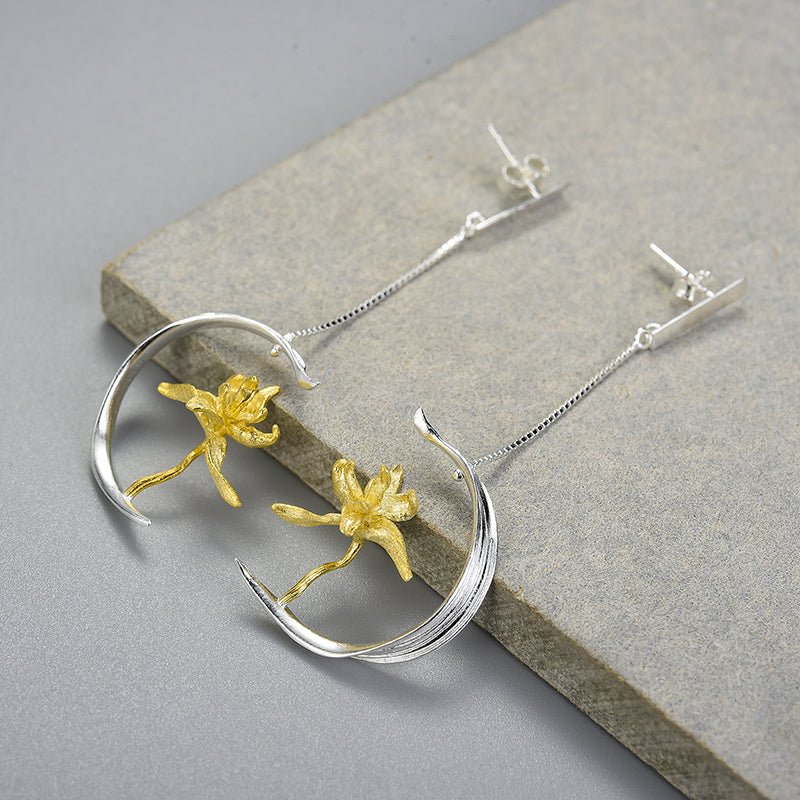 Iris Ballet - Dangle Earrings