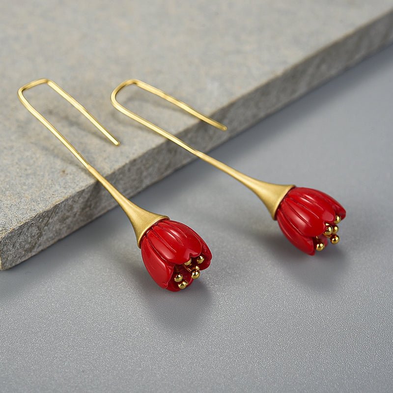 La Vie en Rose - Drop Earrings