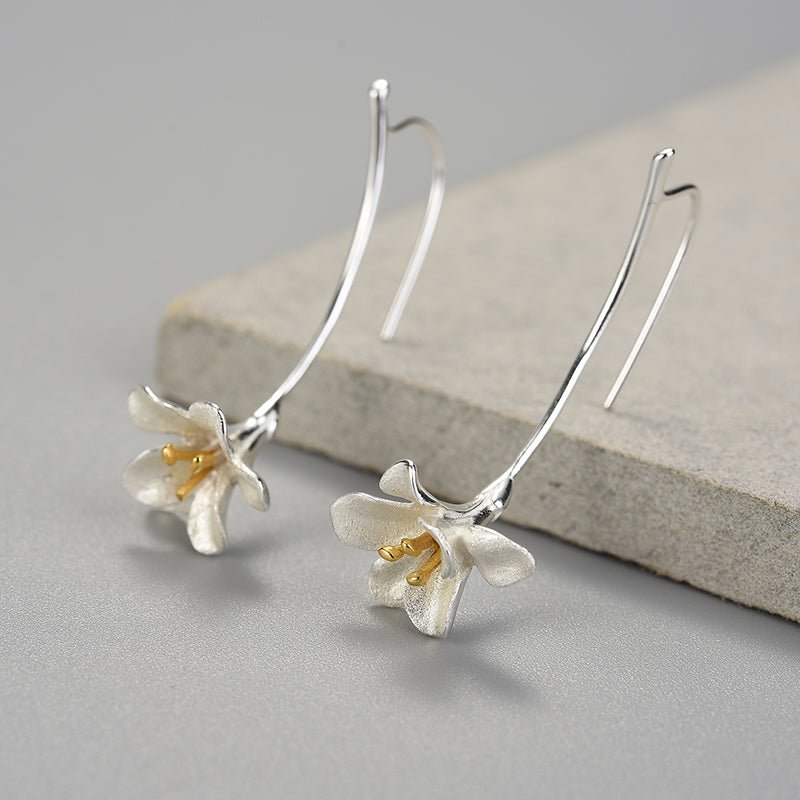 Freesia Flower - Dangle Earrings | NEW