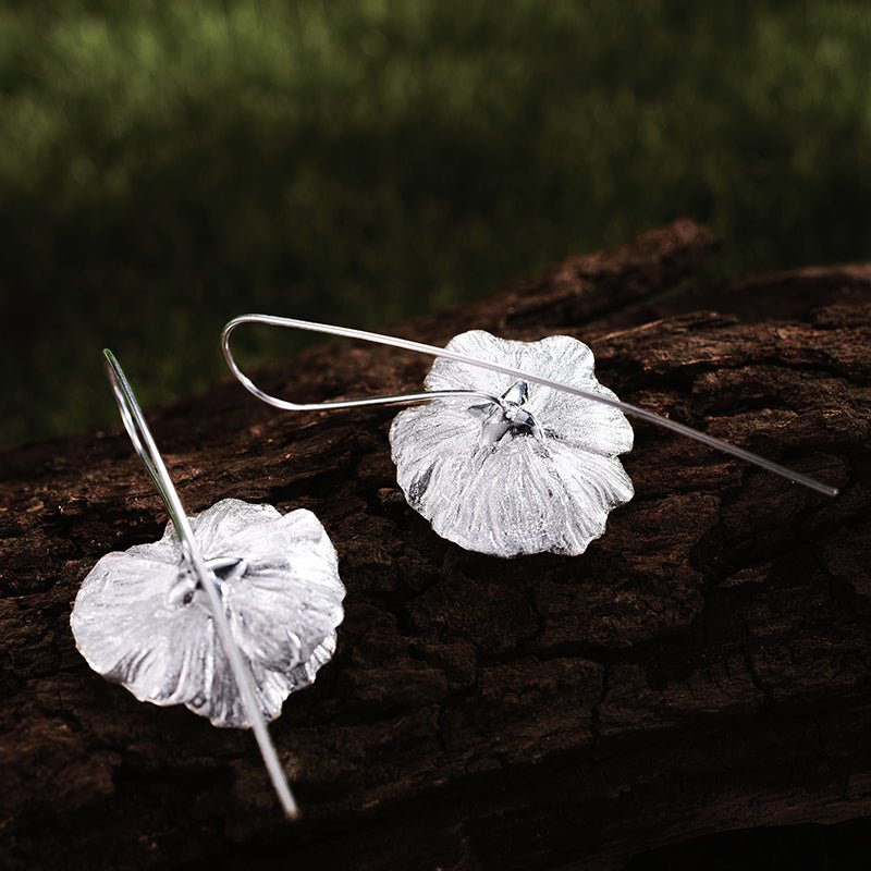 Blooming Poppies - Dangle Earrings