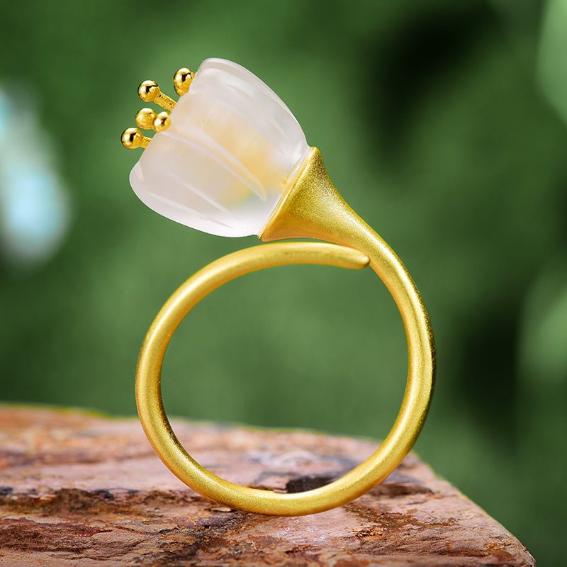 Valley Flower - Adjustable Ring - MetalVoque