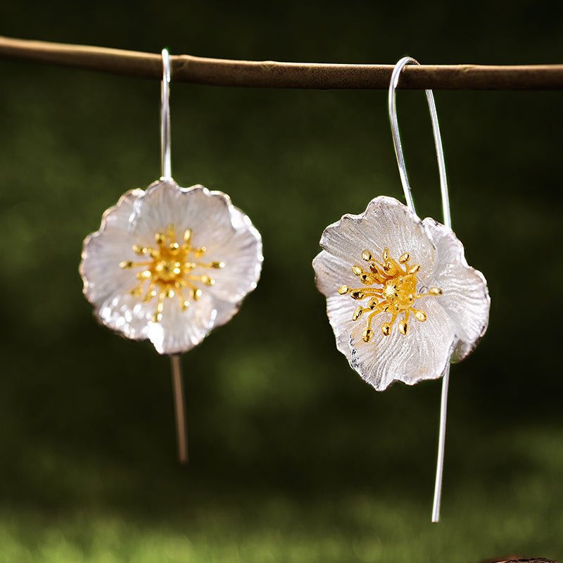 Blooming Poppies - Dangle Earrings