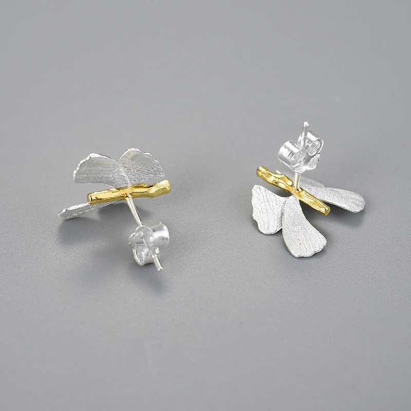 Ginkgo Wings - Stud Earrings | NEW