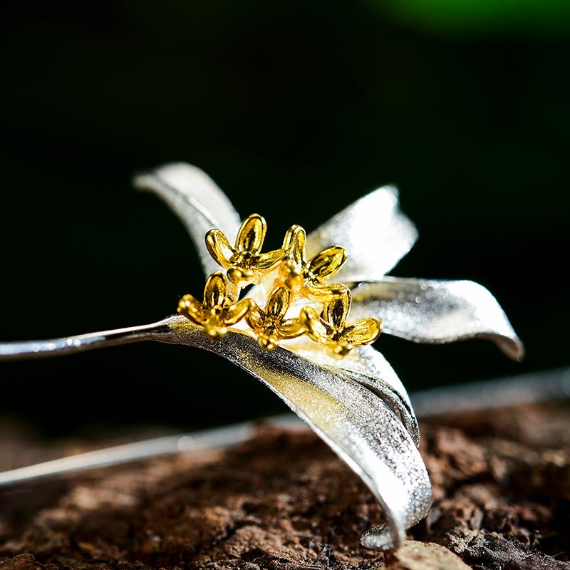 Osmanthus Flower - Dangle Earrings