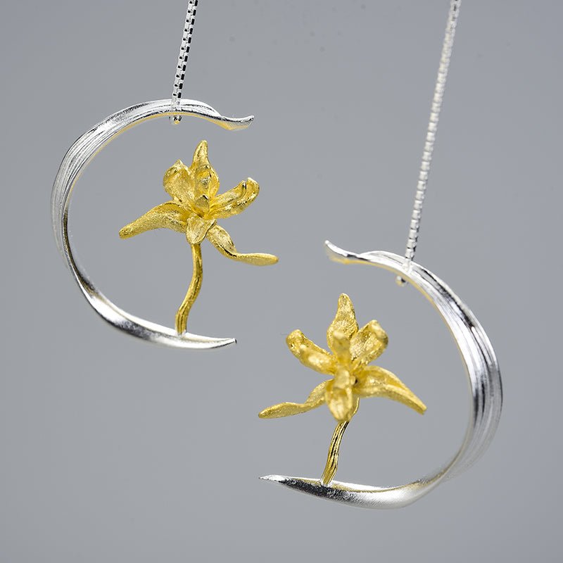 Iris Ballet - Dangle Earrings