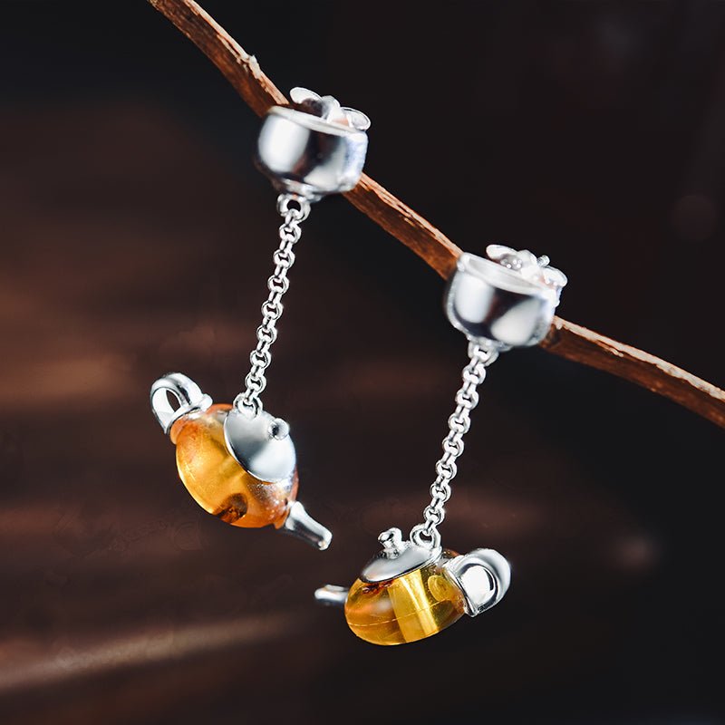 Tea Time - Dangle Earrings | NEW - MetalVoque