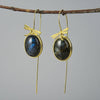 Labradorite Dragonfly - Dangle Earrings | NEW