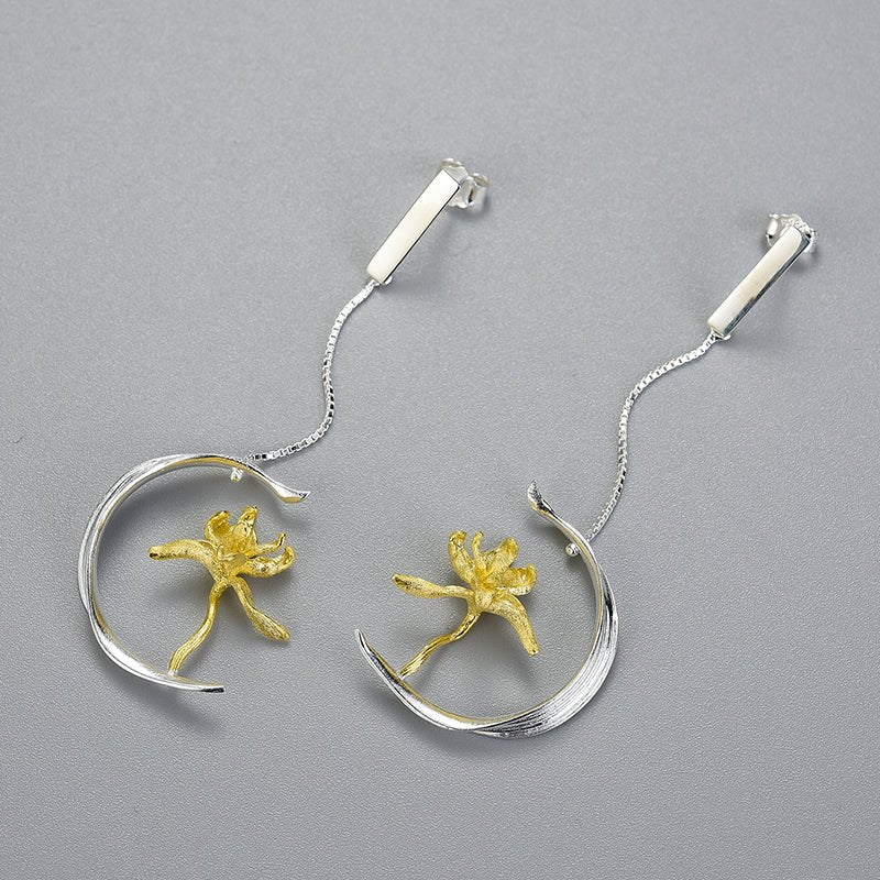 Iris Ballet - Dangle Earrings