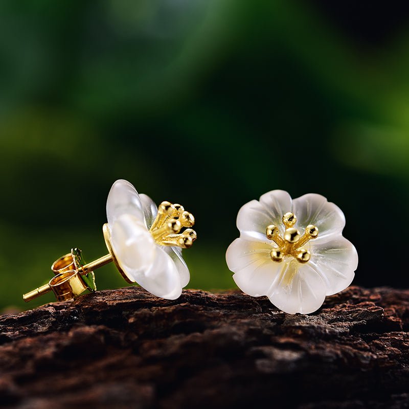 Rainy Flower - Stud earrings | NEW - MetalVoque