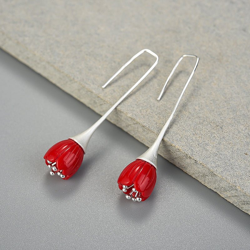 La Vie en Rose - Drop Earrings