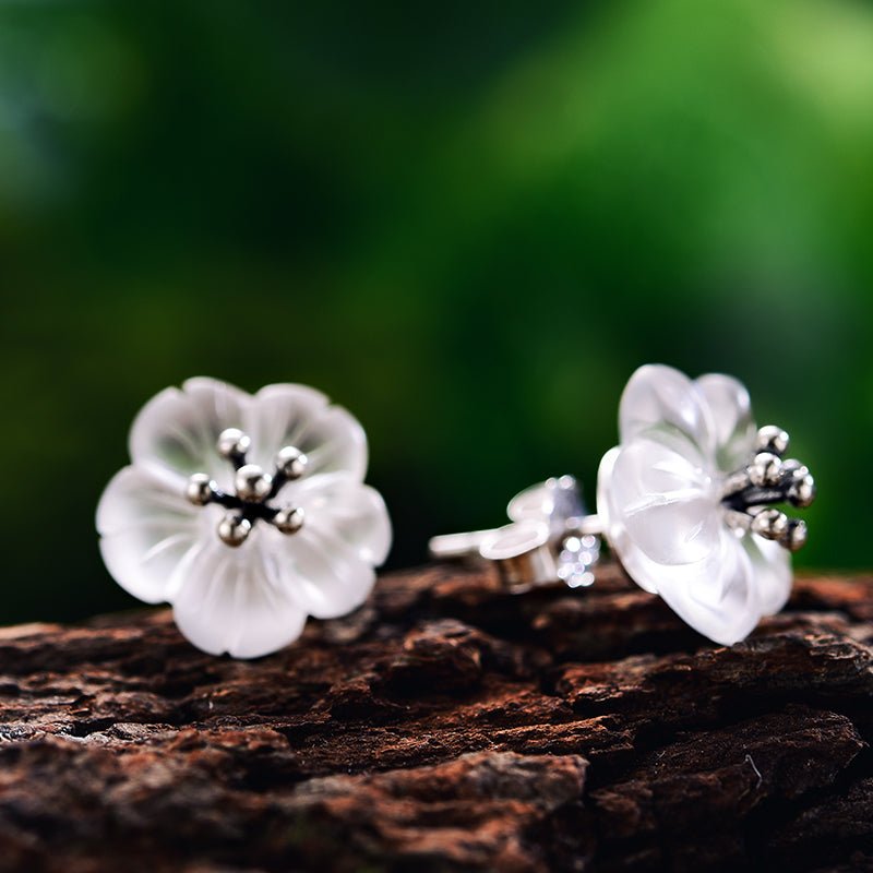 Rainy Flower - Stud earrings | NEW - MetalVoque