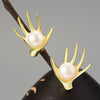 Pearl Hands - Stud Earrings | NEW