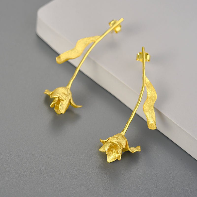 Elegant Tulip - Dangle Earrings