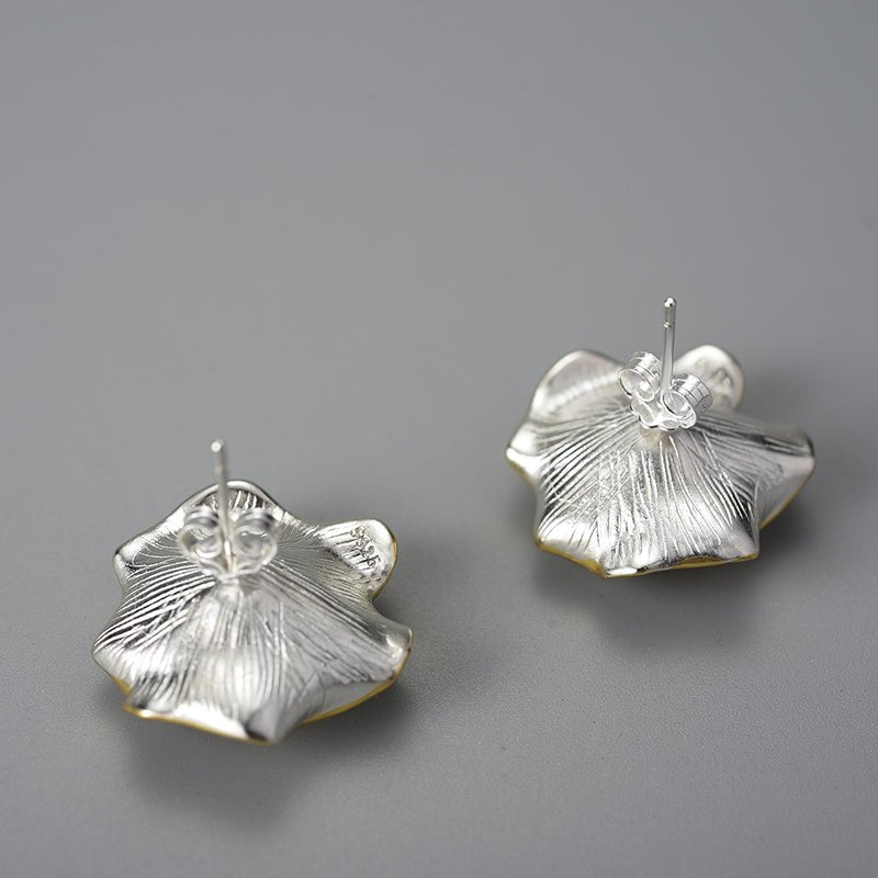 Baroque Leaf - Stud Earrings | NEW