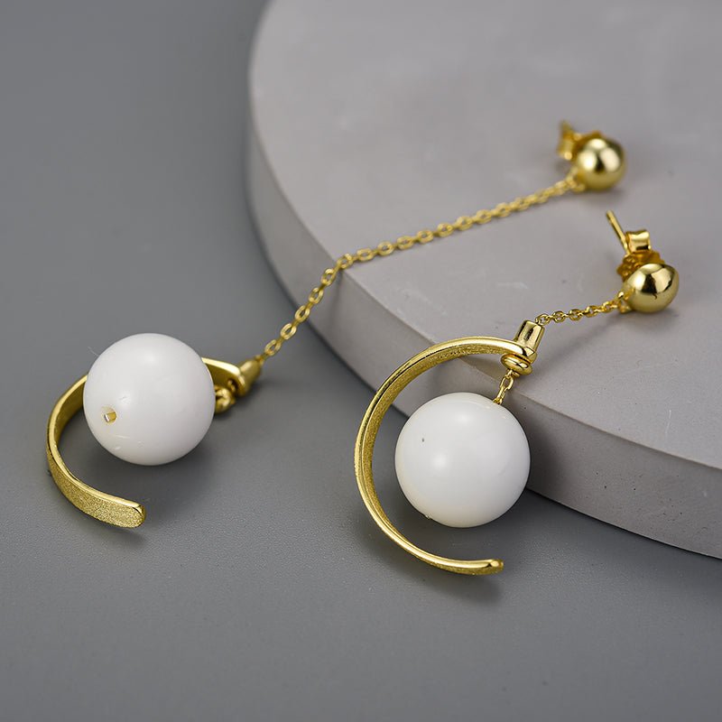 Pearl Ballet - Dangle Earrings