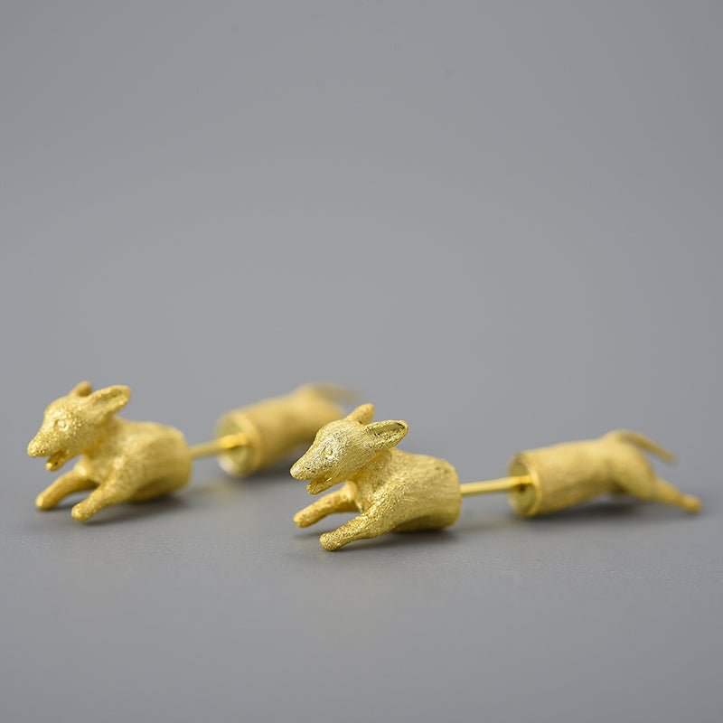 Run Dachshund Run - Stud Earrings | NEW