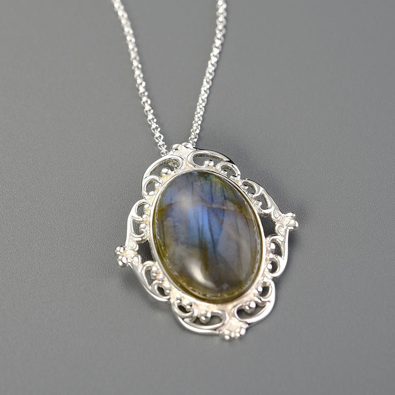 Labradorite Mirror - Handmade Pendant