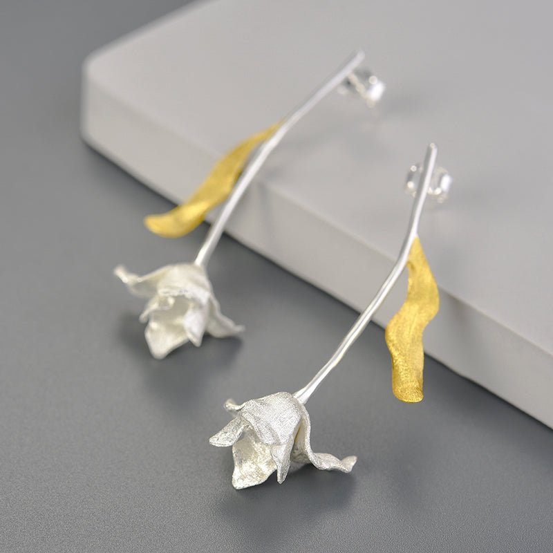 Elegant Tulip - Dangle Earrings