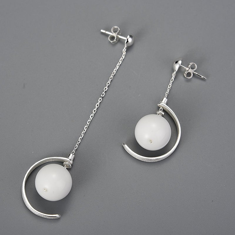 Pearl Ballet - Dangle Earrings