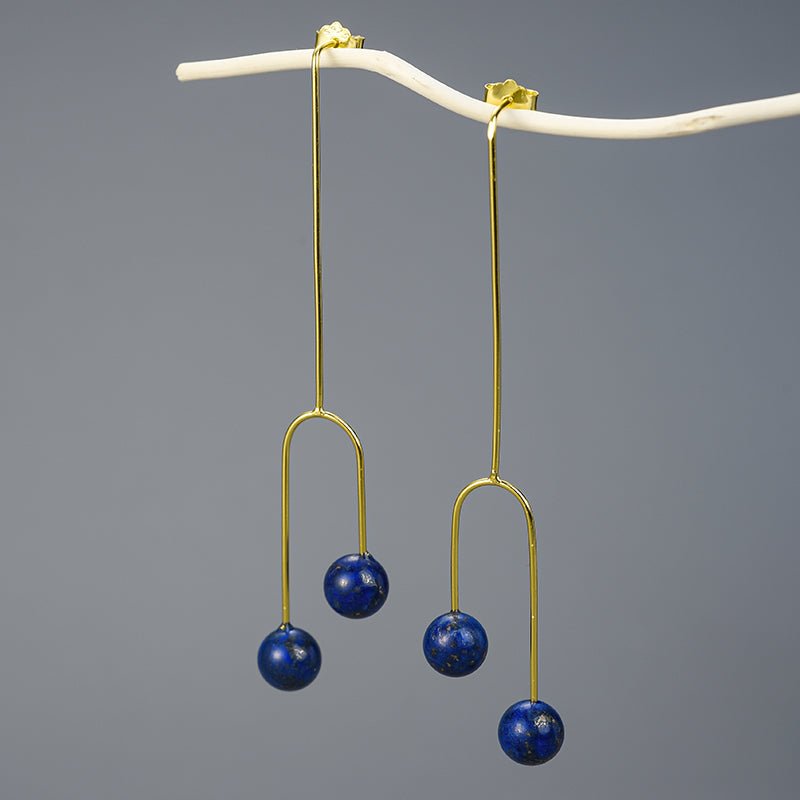 Lapis Rain - Drop Earrings | NEW