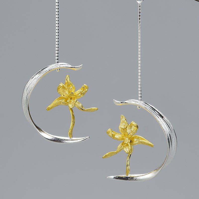 Iris Ballet - Dangle Earrings