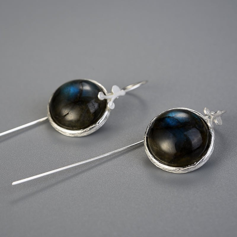 Labradorite Mirror - Dangle Earrings | NEW