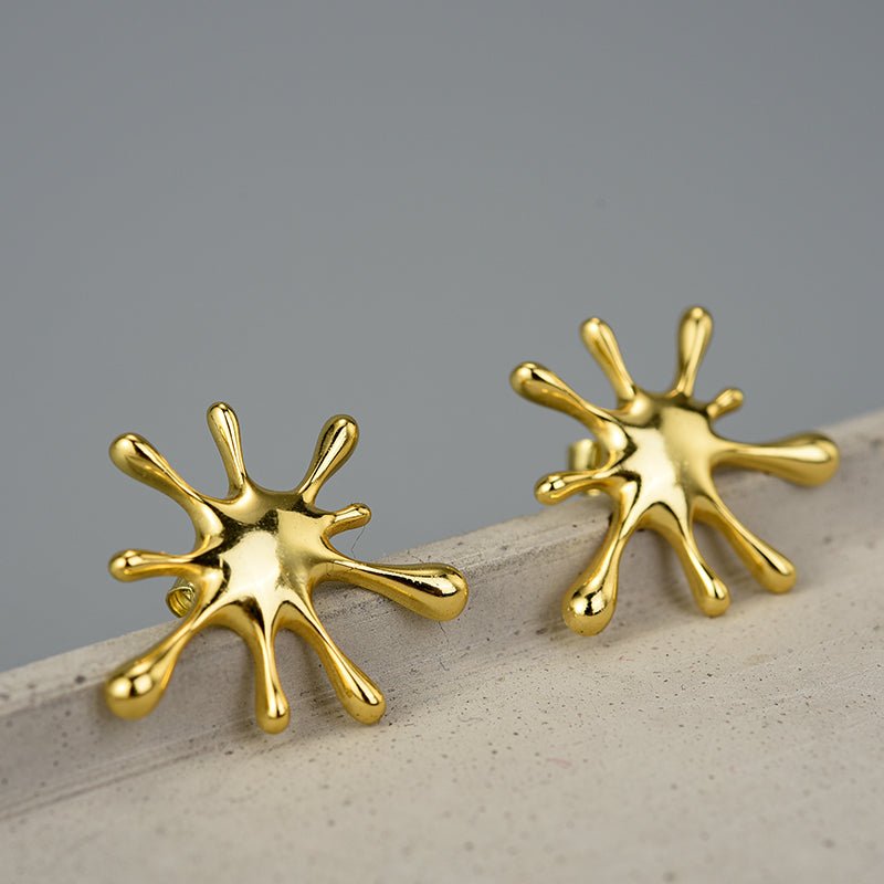 Honey Splash - Stud Earrings | NEW - MetalVoque