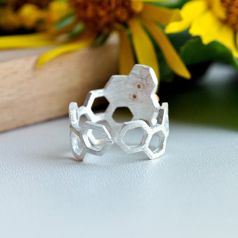 Honeycomb Guard - Adjustable Ring | NEW - MetalVoque