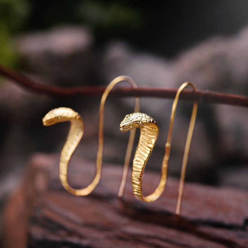 King Cobra - Dangle Earrings