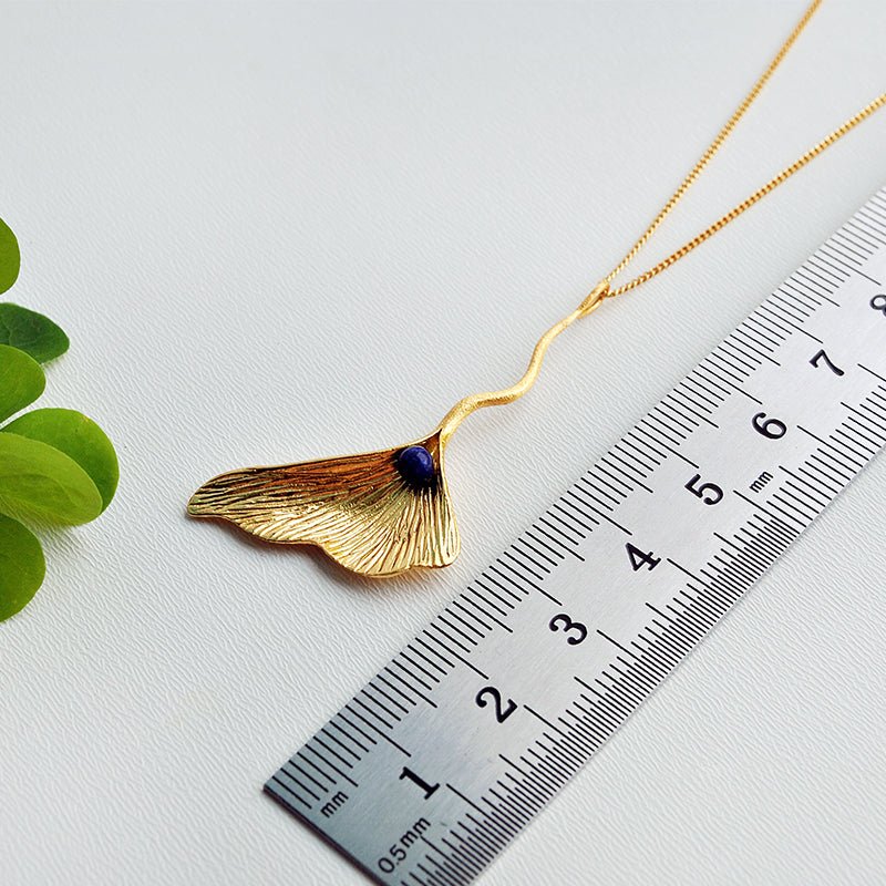 Ginkgo Leaf - Handmade Pendant | NEW - MetalVoque