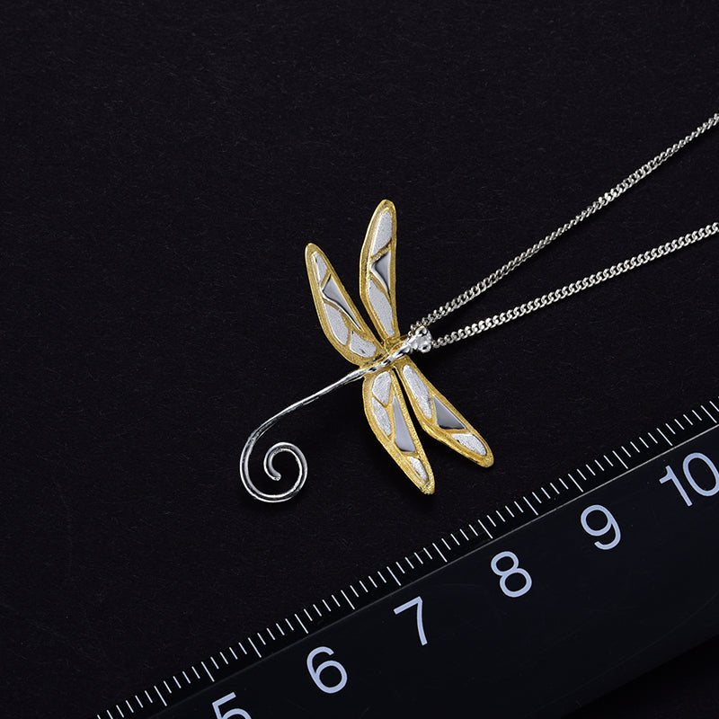 Dragonfly Lullaby - Handmade Pendant - MetalVoque