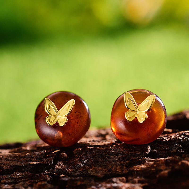 Butterfly Lullaby - Stud Earrings | NEW - MetalVoque