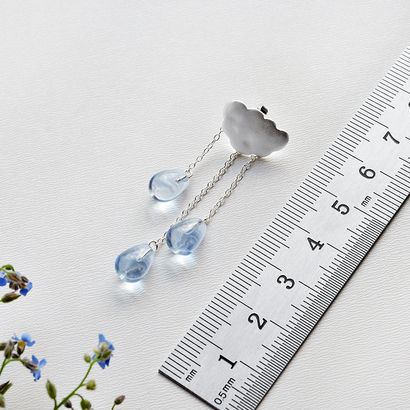 Rainy Cloud - Drop Earrings | NEW - MetalVoque