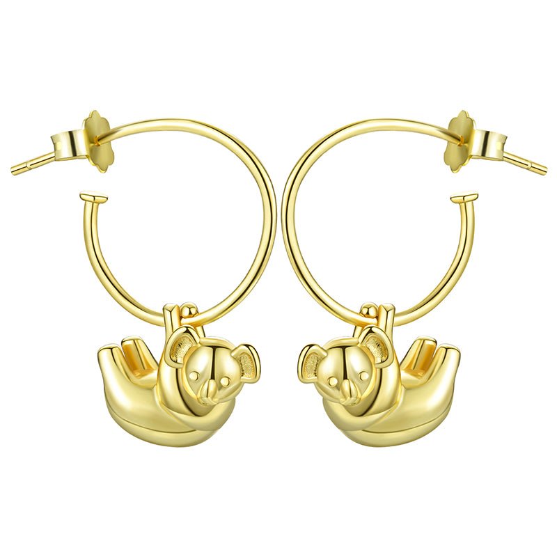 Hanging Koala - Hoop Earrings | NEW