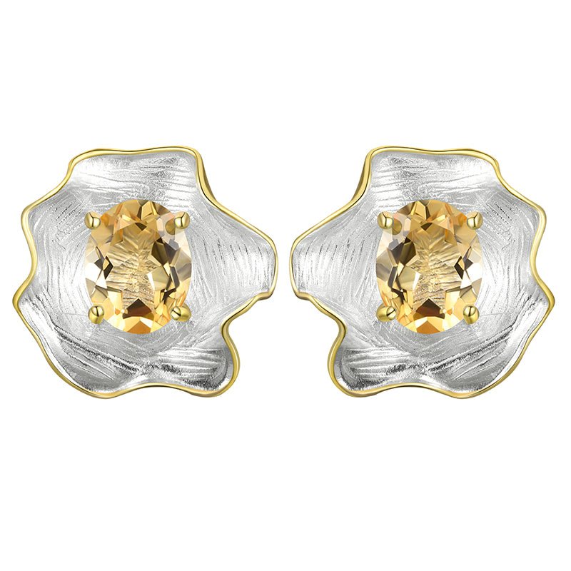 Baroque Leaf - Stud Earrings | NEW