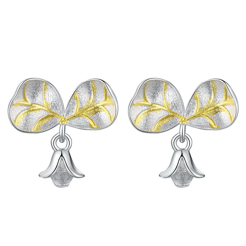 Cute Bell Flower - Stud Earrings