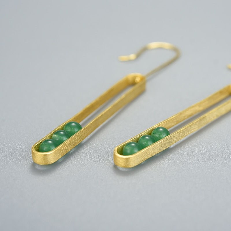 Pilar Peas - Dangle Earrings