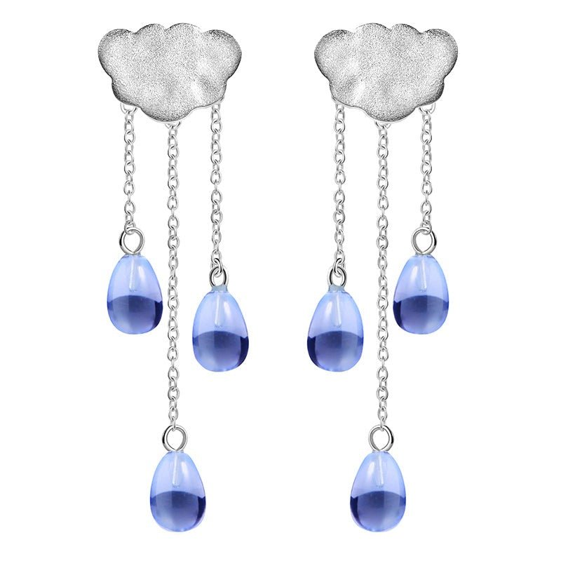 Rainy Cloud - Drop Earrings | NEW - MetalVoque