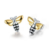 Lovely Honey Bee - Stud Earrings - MetalVoque