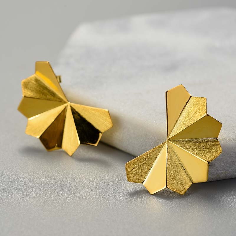 Origami Art - Stud Earrings