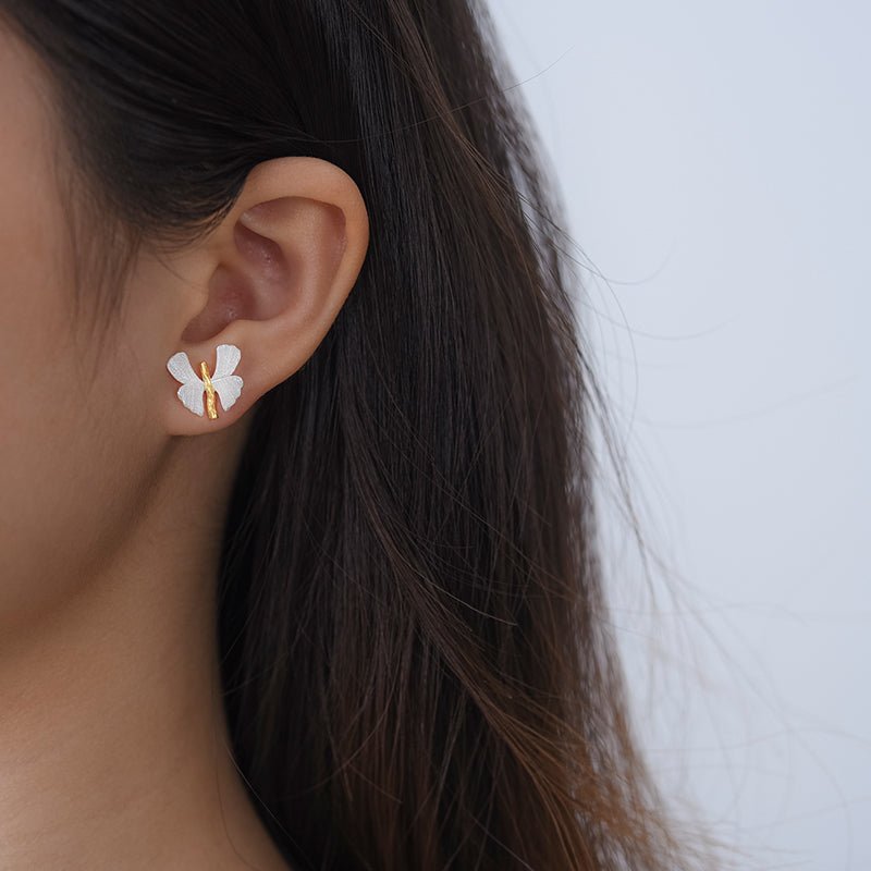 Ginkgo Wings - Stud Earrings | NEW