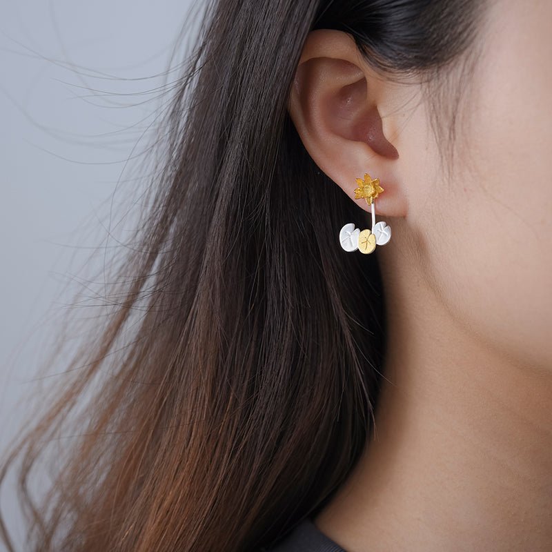 Lily Pad - Stud Earrings