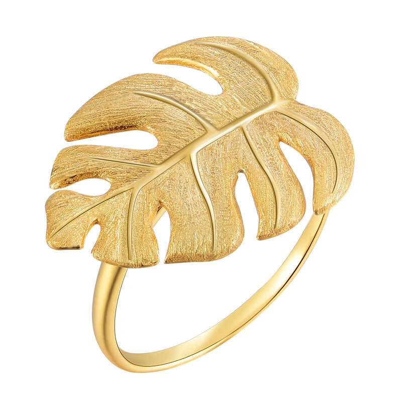 Monstera Petit - Adjustable Ring | NEW - MetalVoque