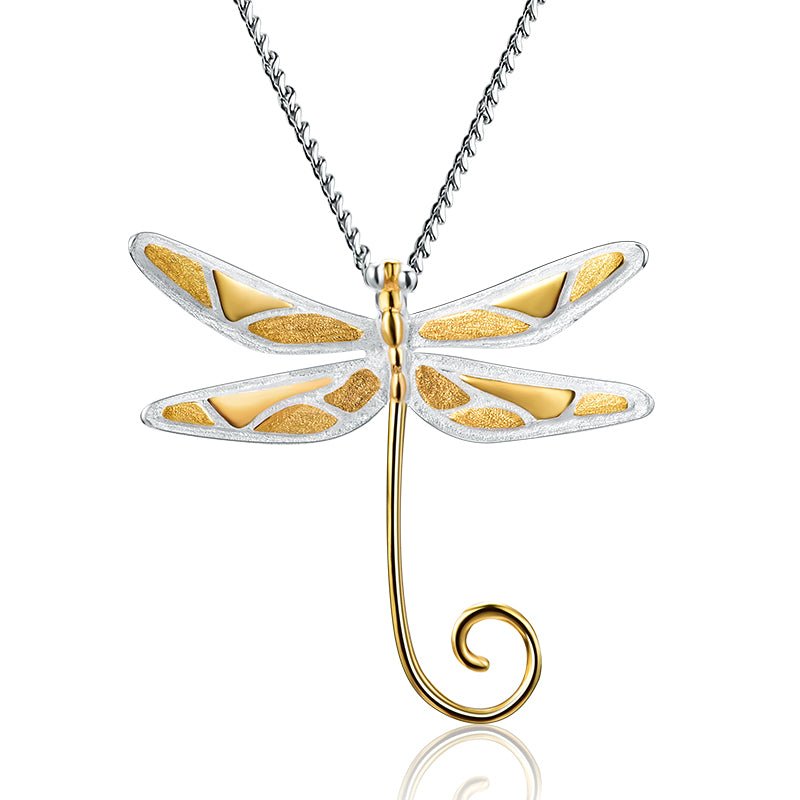 Dragonfly Lullaby - Handmade Pendant - MetalVoque